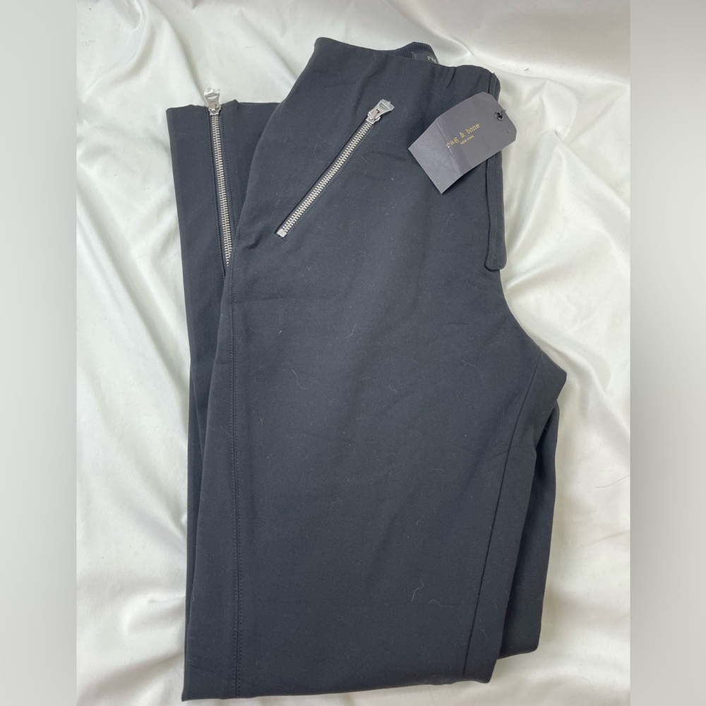 NWT rag & bone Black Simone Moto With Zipper